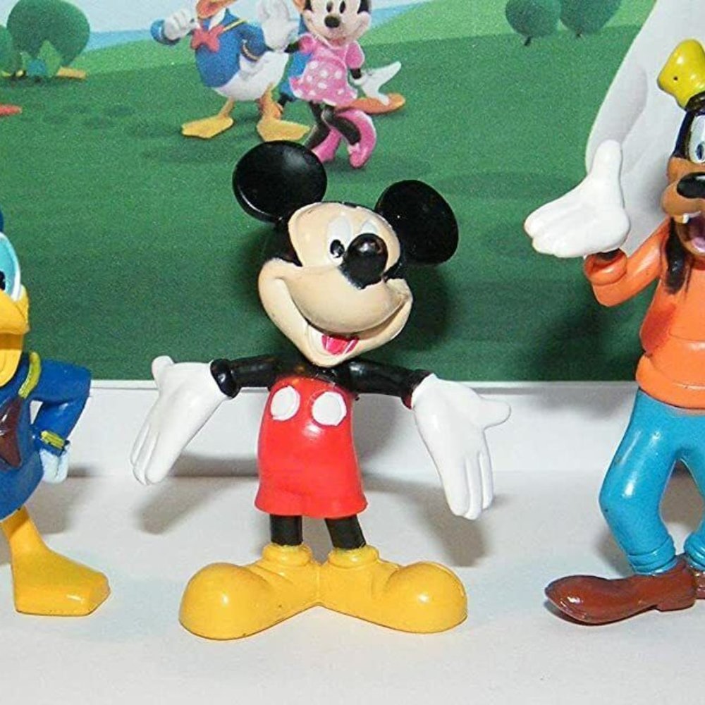Mickey Mouse Clubhouse Deluxe Figure Set of 10 with 2 Stickers and 2 Rings - Picture 3 of 6